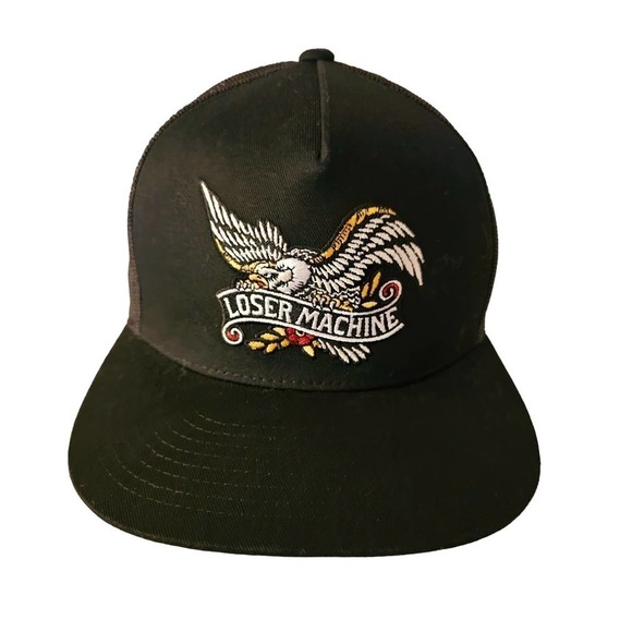 Loser Machine Other - Loser Machine Embroidered logo Hat. Adjustable. Artsy. Mesh. Tattoo artist. Cool